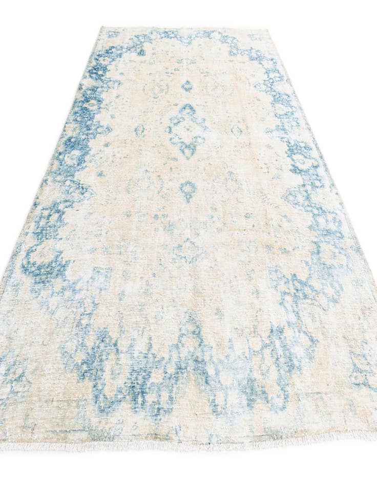 Detail image of  6' 4 x 9' 9  Hand Knotted Ultra Vintage Persian Wool Rug
