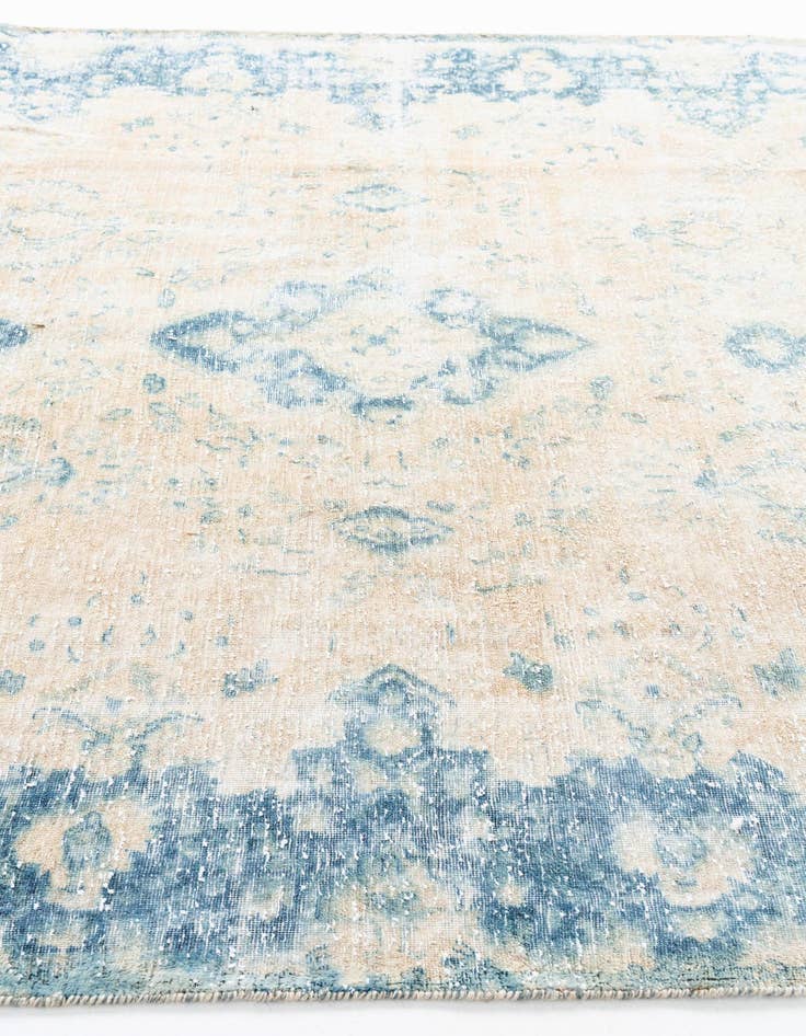 Detail image of  6' 4 x 9' 9  Hand Knotted Ultra Vintage Persian Wool Rug