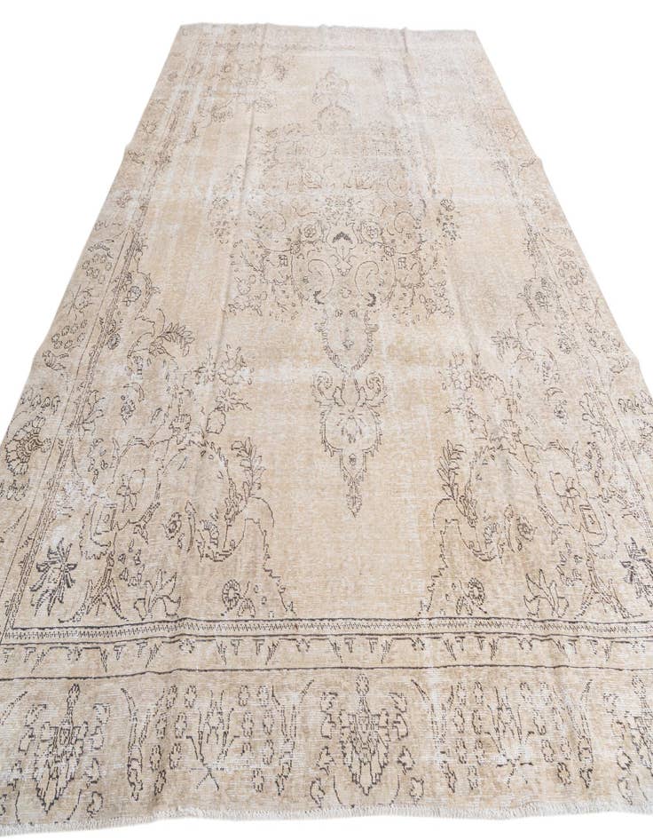 Detail image of  8' 9 x 12' 1  Hand Knotted Ultra Vintage Persian Wool Rug