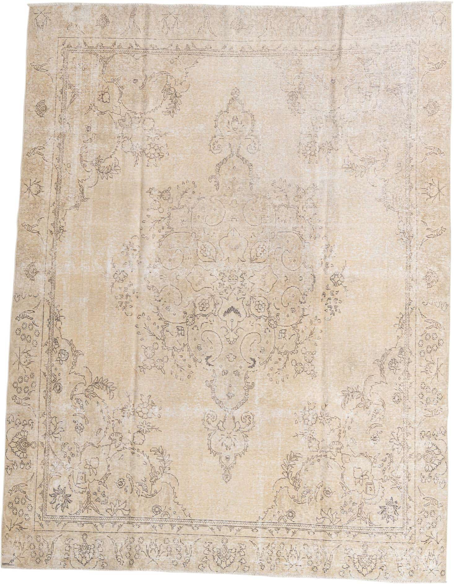 Primary image  8' 9 x 12' 1  Hand Knotted Ultra Vintage Persian Wool Rug
