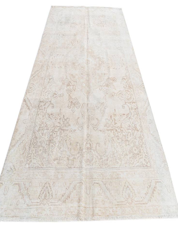 Detail image of  6' x 9' 7  Hand Knotted Ultra Vintage Persian Wool Rug