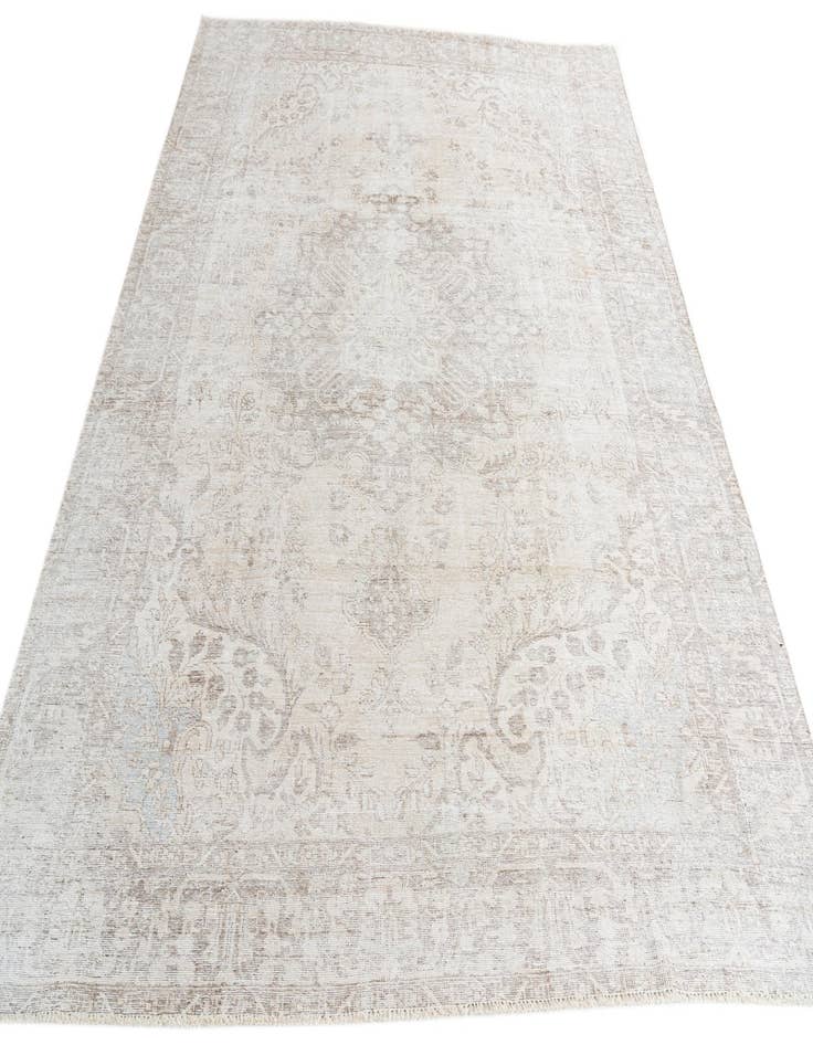 Detail image of  9' 5 x 12'  Hand Knotted Ultra Vintage Persian Wool Rug