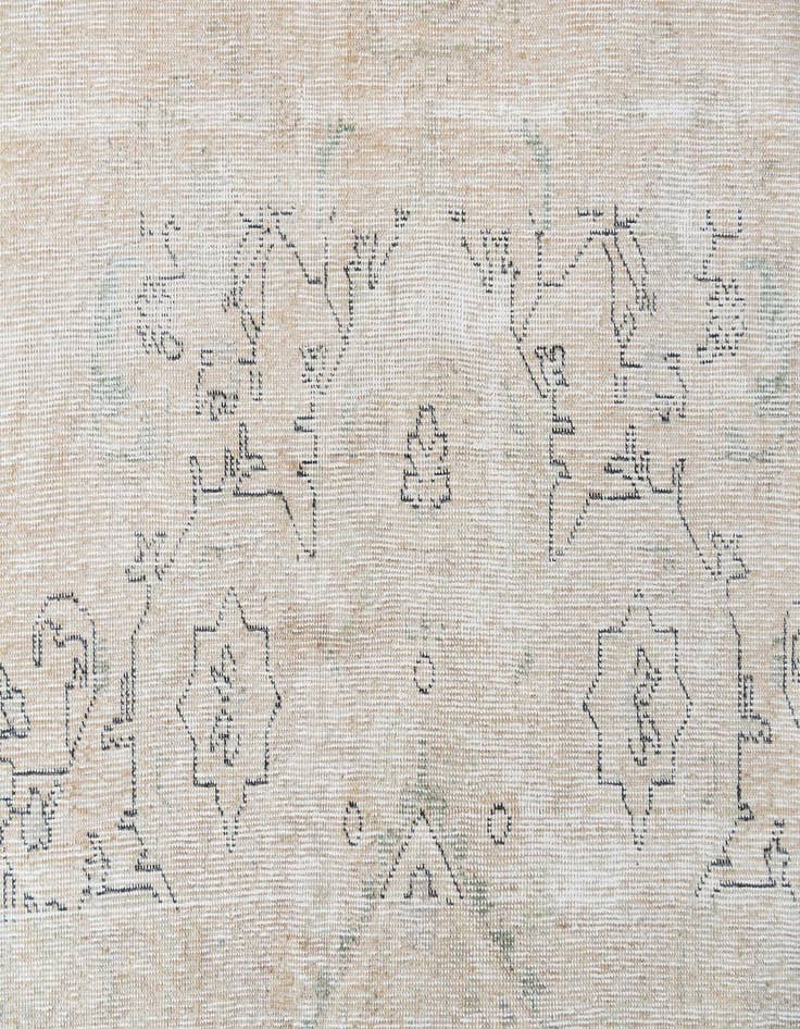 Detail image of  8' 10 x 12' 1  Hand Knotted Ultra Vintage Persian Wool Rug