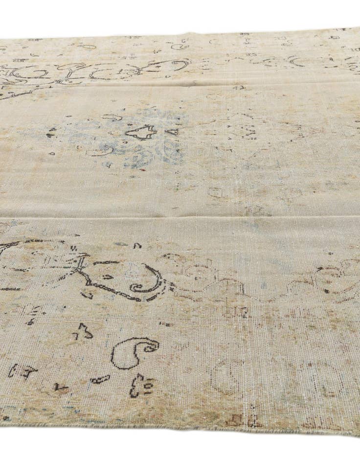 Detail image of  9' x 12' 10  Hand Knotted Ultra Vintage Persian Wool Rug