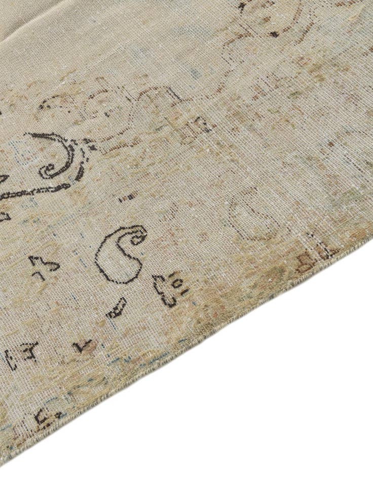 Detail image of  9' x 12' 10  Hand Knotted Ultra Vintage Persian Wool Rug