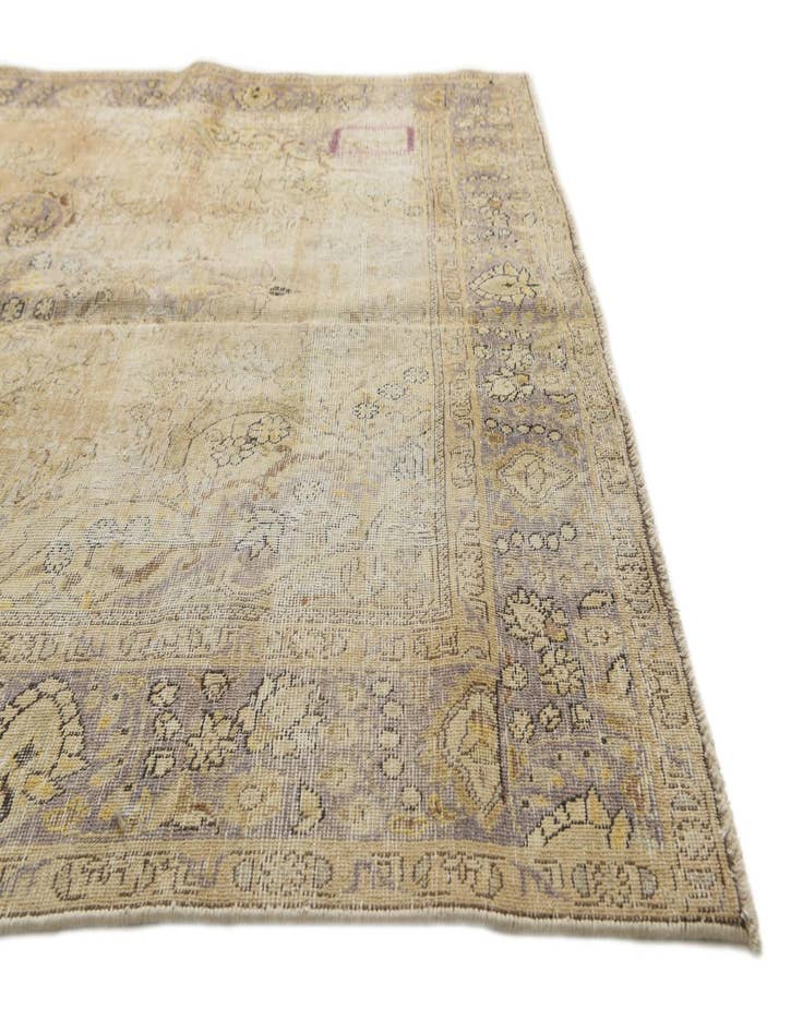 Detail image of  6' 9 x 9' 5  Hand Knotted Ultra Vintage Persian Wool Rug