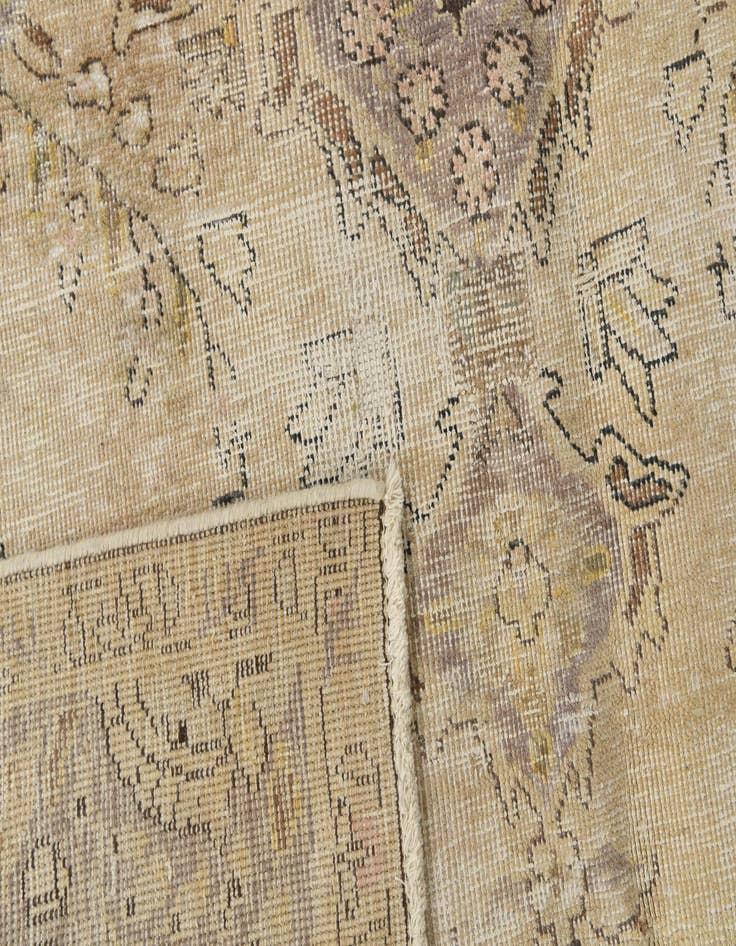 Detail image of  6' 9 x 9' 5  Hand Knotted Ultra Vintage Persian Wool Rug