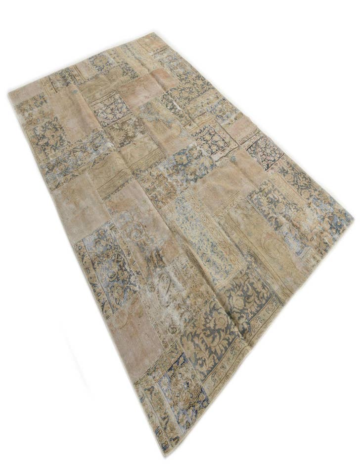 Detail image of  6' 9 x 10' 4  Hand Knotted Ultra Vintage Persian Wool Rug