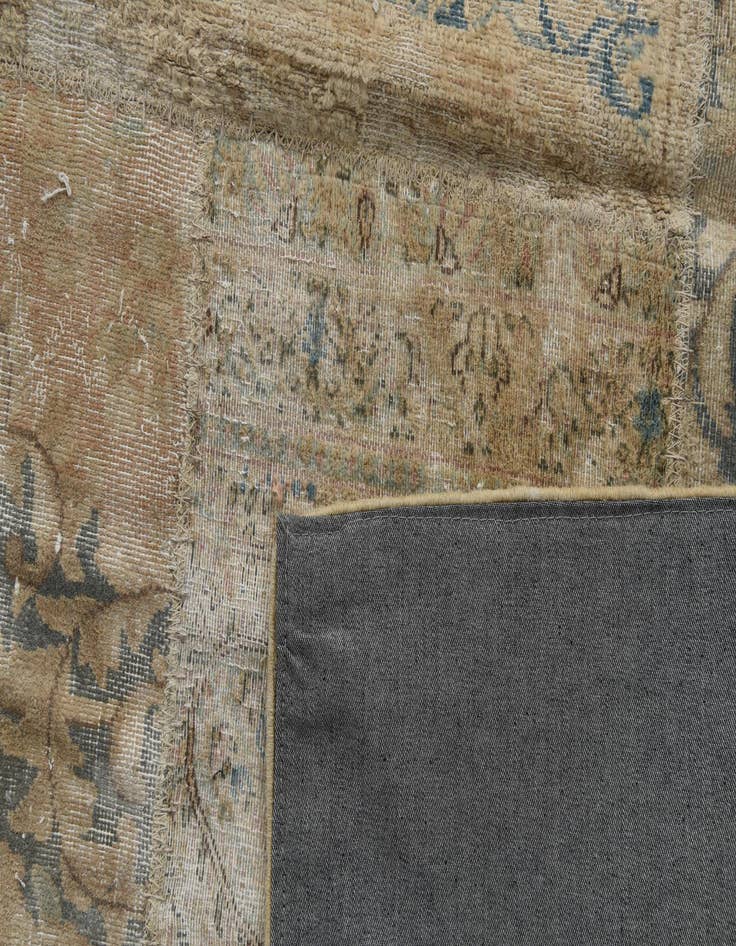 Detail image of  6' 9 x 10' 4  Hand Knotted Ultra Vintage Persian Wool Rug