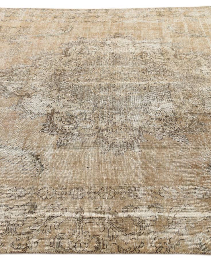 Detail image of  7' 4 x 11' 2  Hand Knotted Ultra Vintage Persian Wool Rug