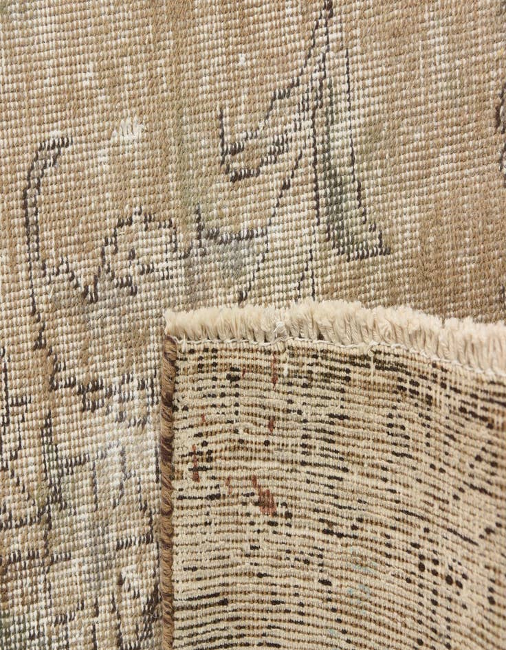 Detail image of  7' 4 x 11' 2  Hand Knotted Ultra Vintage Persian Wool Rug