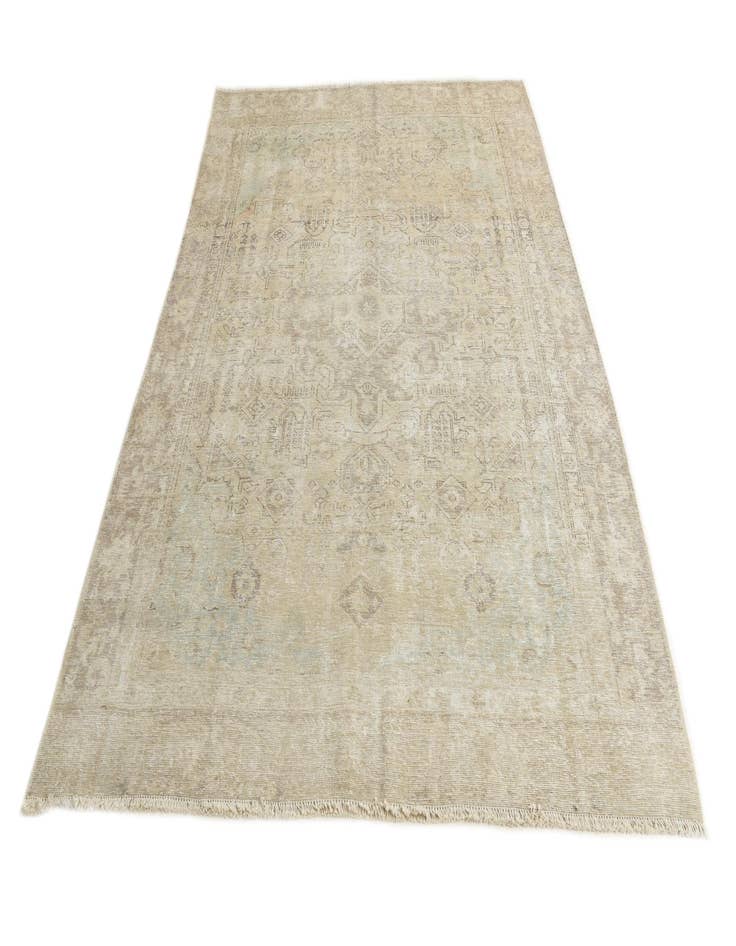 Detail image of  6' 3 x 8' 10  Hand Knotted Ultra Vintage Persian Wool Rug