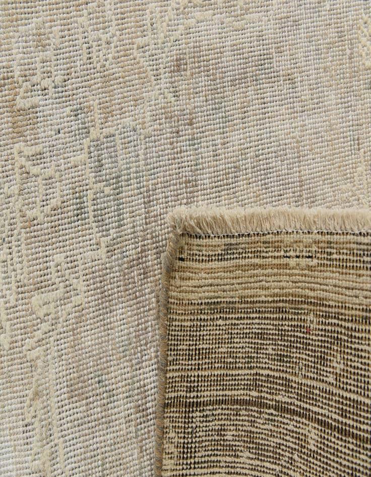 Detail image of  6' 3 x 9' 5  Hand Knotted Ultra Vintage Persian Wool Rug