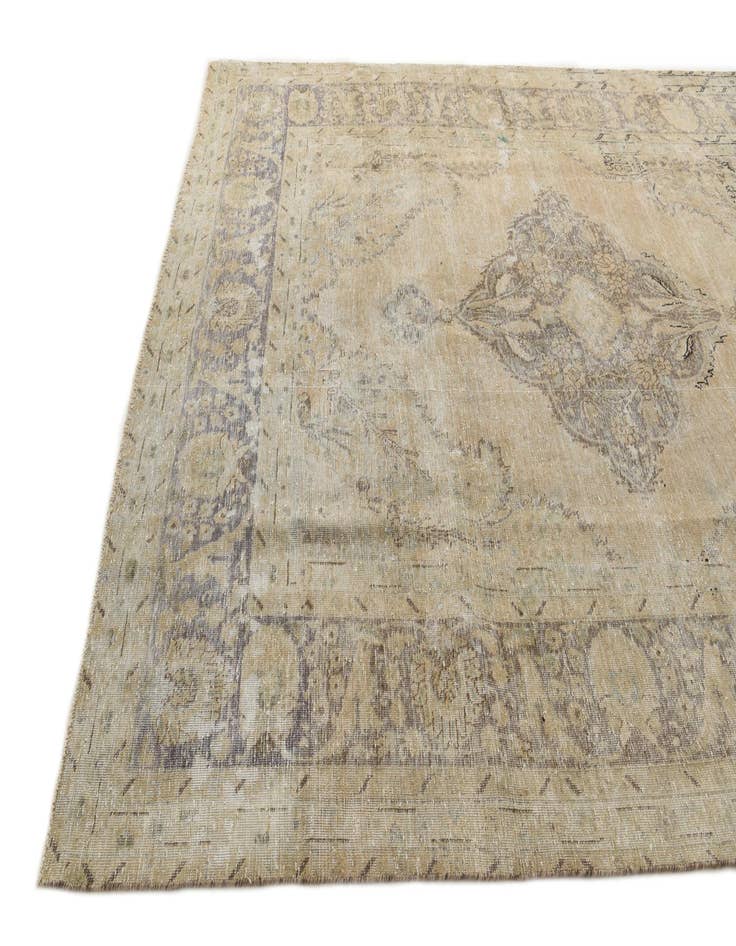 Detail image of  8' x 11' 1  Hand Knotted Ultra Vintage Persian Wool Rug