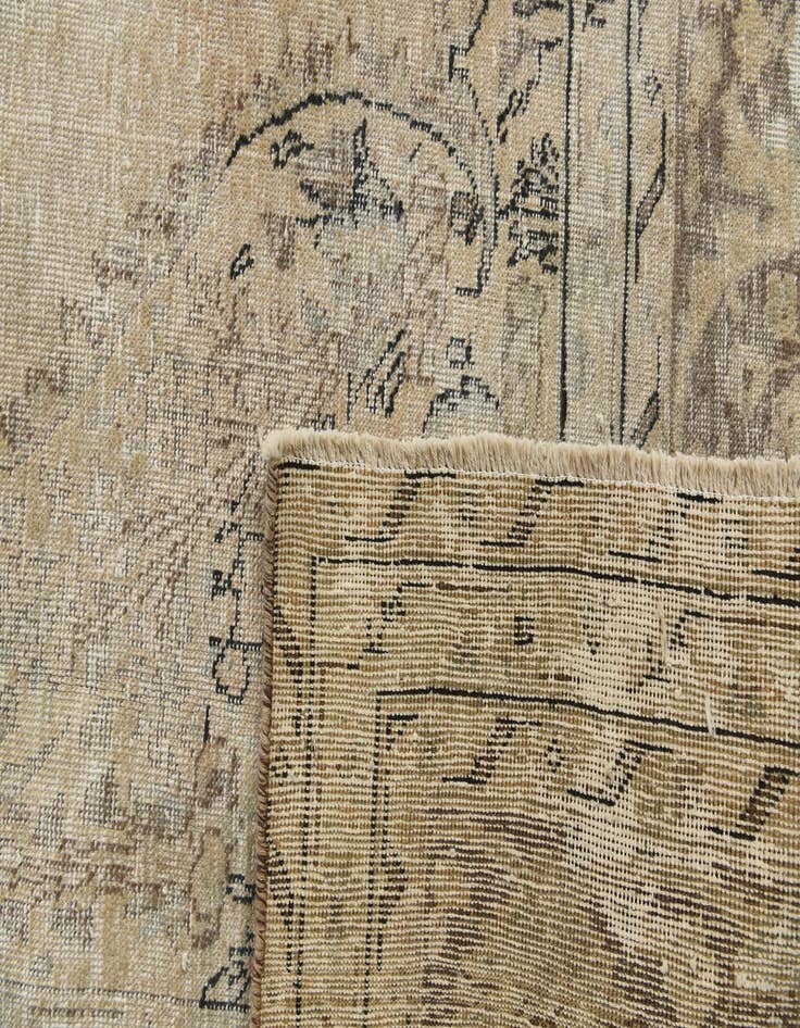 Detail image of  8' x 11' 1  Hand Knotted Ultra Vintage Persian Wool Rug