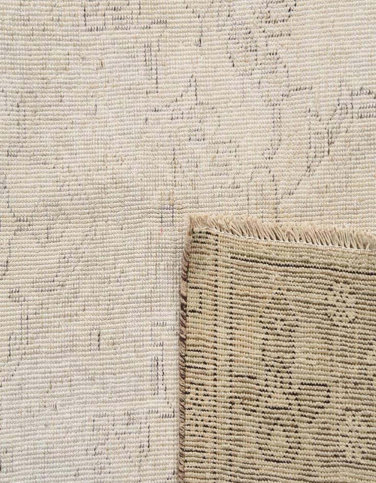 Detail image of  6' 7 x 9' 2  Hand Knotted Ultra Vintage Persian Wool Rug