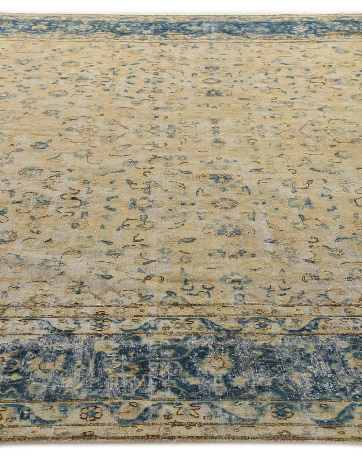 Detail image of  9' 9 x 12' 7  Hand Knotted Ultra Vintage Persian Wool Rug