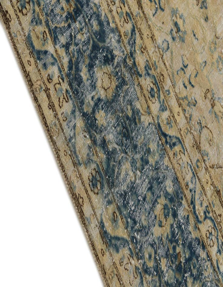 Detail image of  9' 9 x 12' 7  Hand Knotted Ultra Vintage Persian Wool Rug