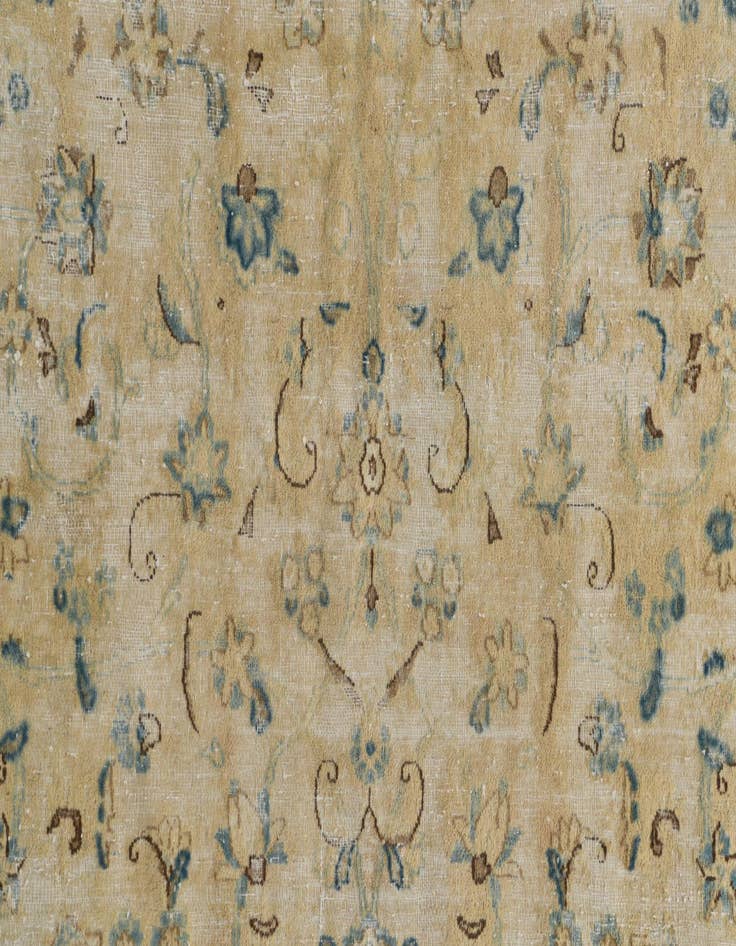 Detail image of  9' 9 x 12' 7  Hand Knotted Ultra Vintage Persian Wool Rug