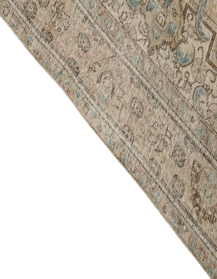 Detail image of  9' 5 x 12' 5  Hand Knotted Ultra Vintage Persian Wool Rug