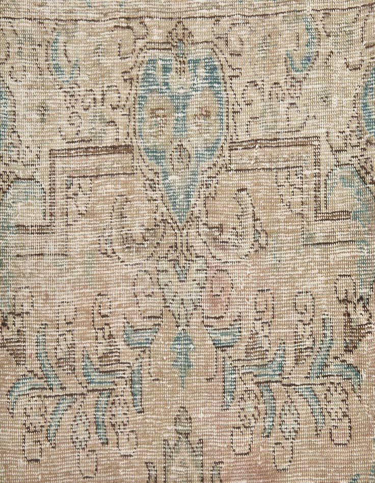Detail image of  9' 5 x 12' 5  Hand Knotted Ultra Vintage Persian Wool Rug