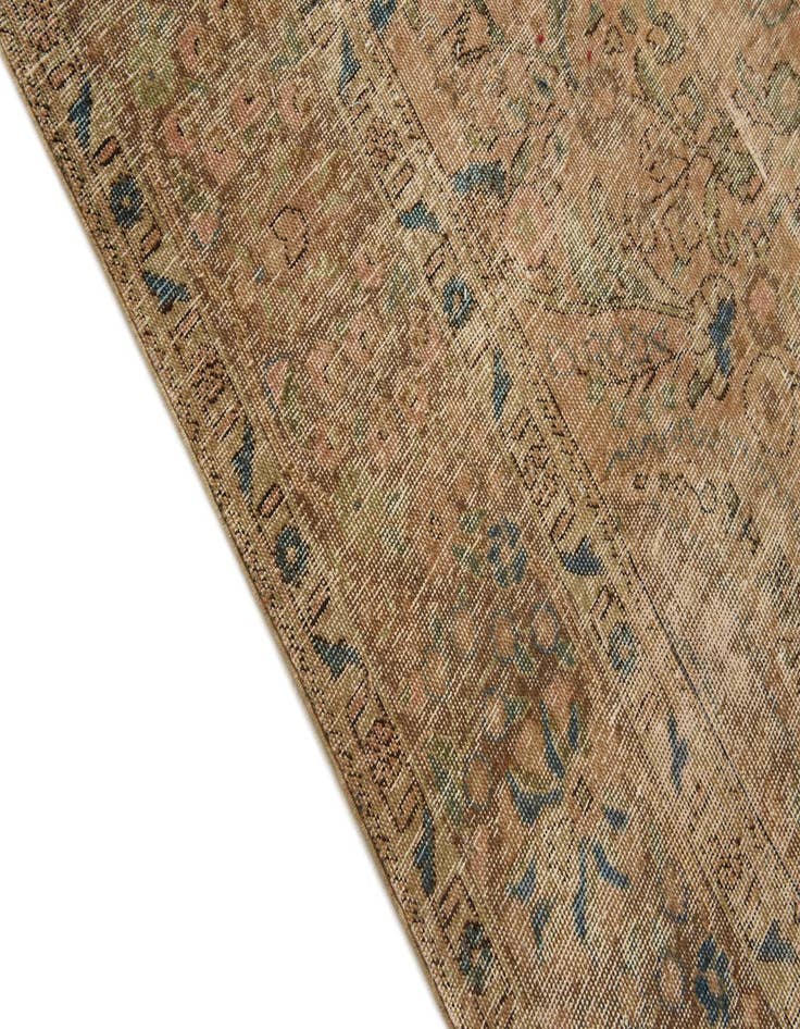 Detail image of  9' 7 x 12' 11  Hand Knotted Ultra Vintage Persian Wool Rug