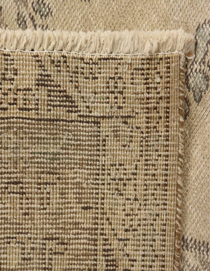 Detail image of  8' x 11'  Hand Knotted Ultra Vintage Persian Wool Rug