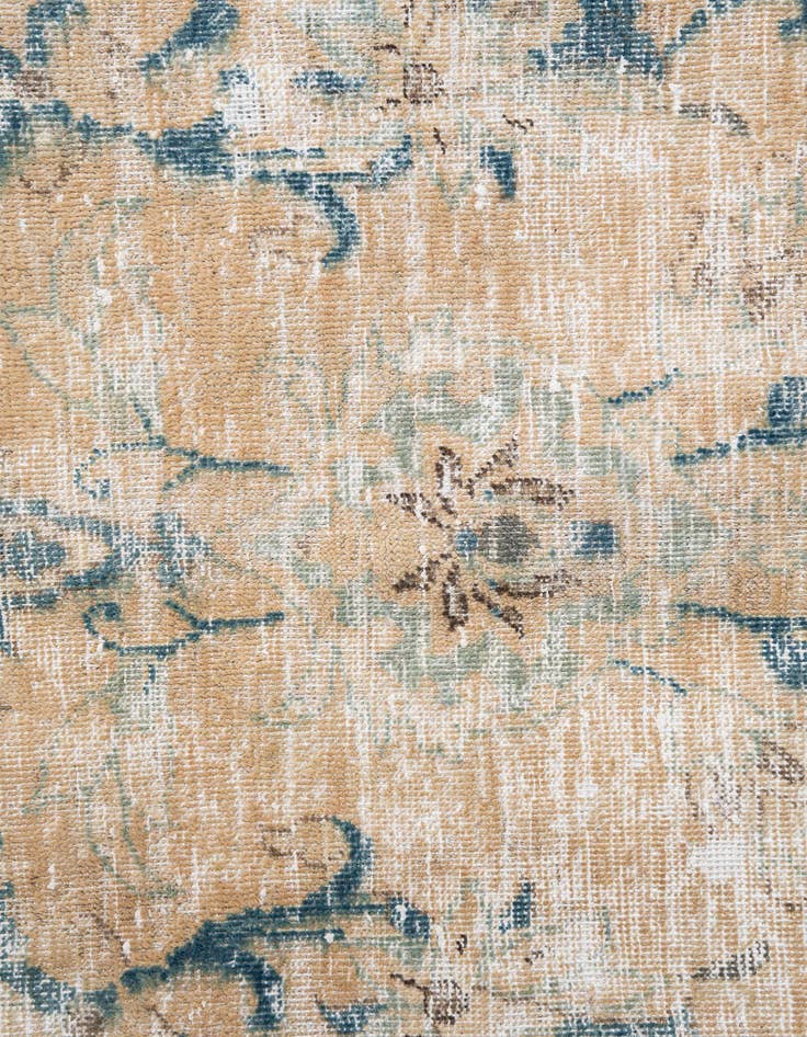 Detail image of  7' x 10' 9  Hand Knotted Ultra Vintage Persian Wool Rug