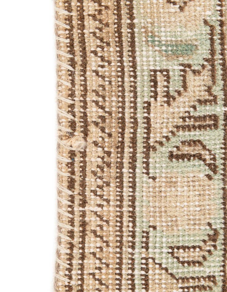 Detail image of  10' x 13' 3  Hand Knotted Ultra Vintage Wool Rug