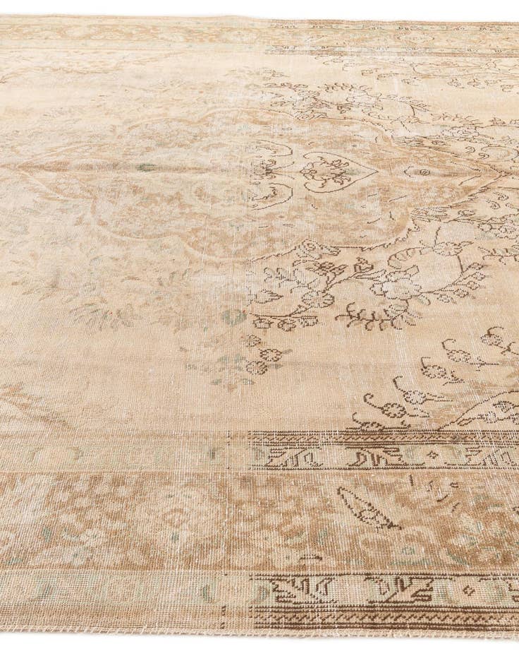 Detail image of  10' x 13' 3  Hand Knotted Ultra Vintage Wool Rug