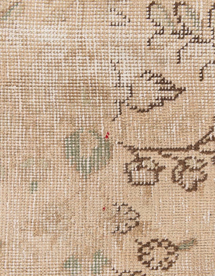 Detail image of  10' x 13' 3  Hand Knotted Ultra Vintage Wool Rug
