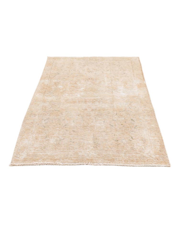 Detail image of  3' 1 x 4' 7  Hand Knotted Ultra Vintage Persian Wool Rug