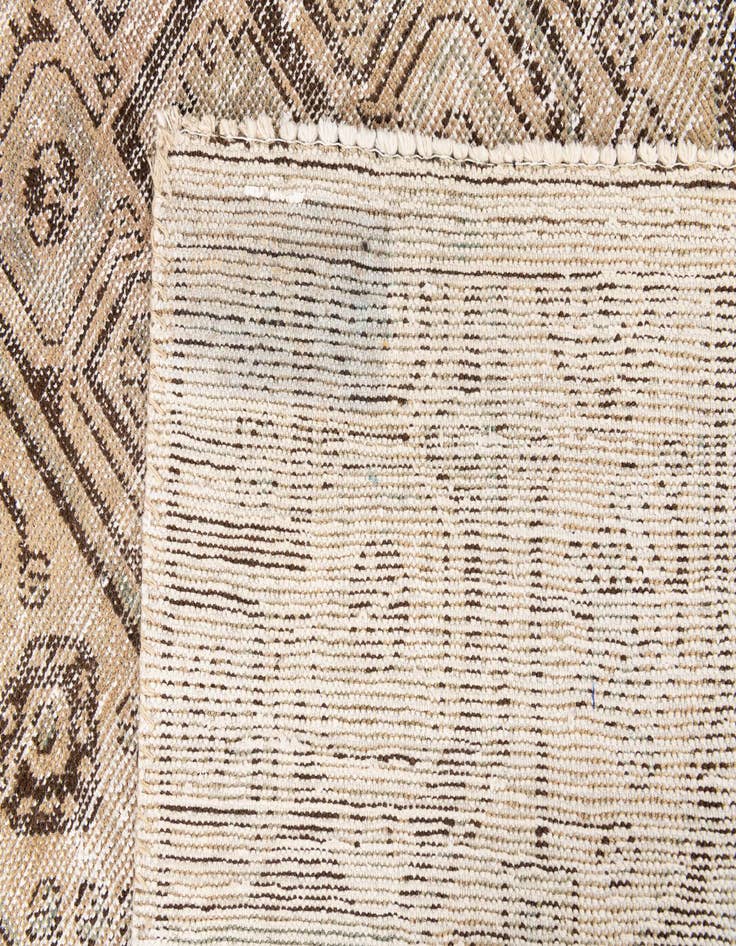 Detail image of  3' 7 x 6' 5  Hand Knotted Ultra Vintage Persian Wool Rug