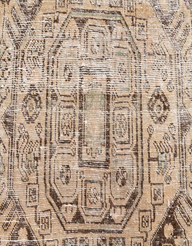 Detail image of  3' 7 x 6' 5  Hand Knotted Ultra Vintage Persian Wool Rug