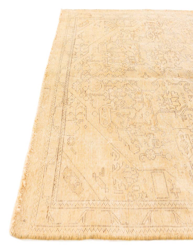 Detail image of  4' 10 x 8' 5  Hand Knotted Ultra Vintage Persian Wool Rug