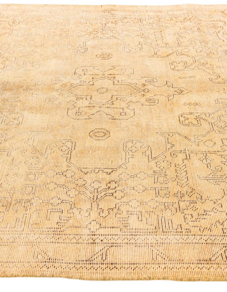 Detail image of  4' 10 x 8' 5  Hand Knotted Ultra Vintage Persian Wool Rug