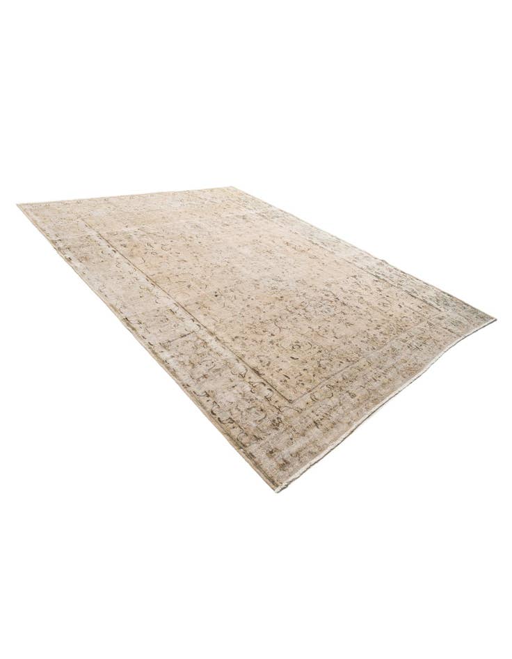 Detail image of  8' x 10' 7  Hand Knotted Ultra Vintage Persian Wool Rug