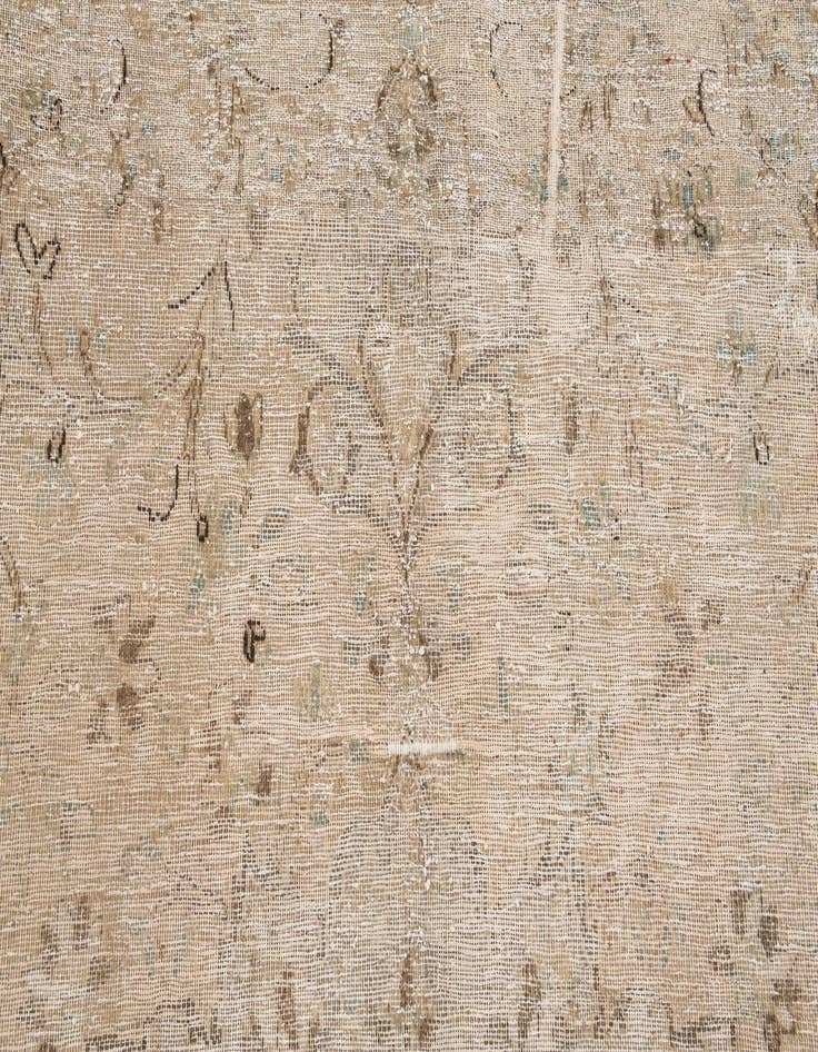 Detail image of  8' x 10' 7  Hand Knotted Ultra Vintage Persian Wool Rug