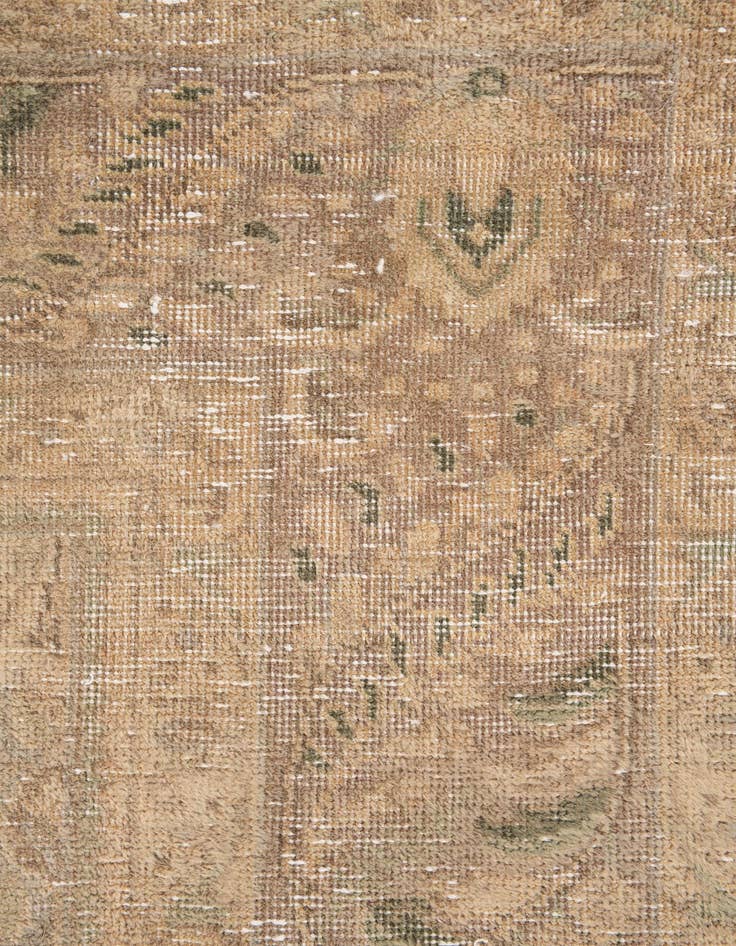 Detail image of  6' 7 x 9' 8  Hand Knotted Ultra Vintage Persian Wool Rug