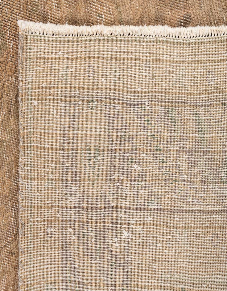 Detail image of  6' 7 x 9' 8  Hand Knotted Ultra Vintage Persian Wool Rug