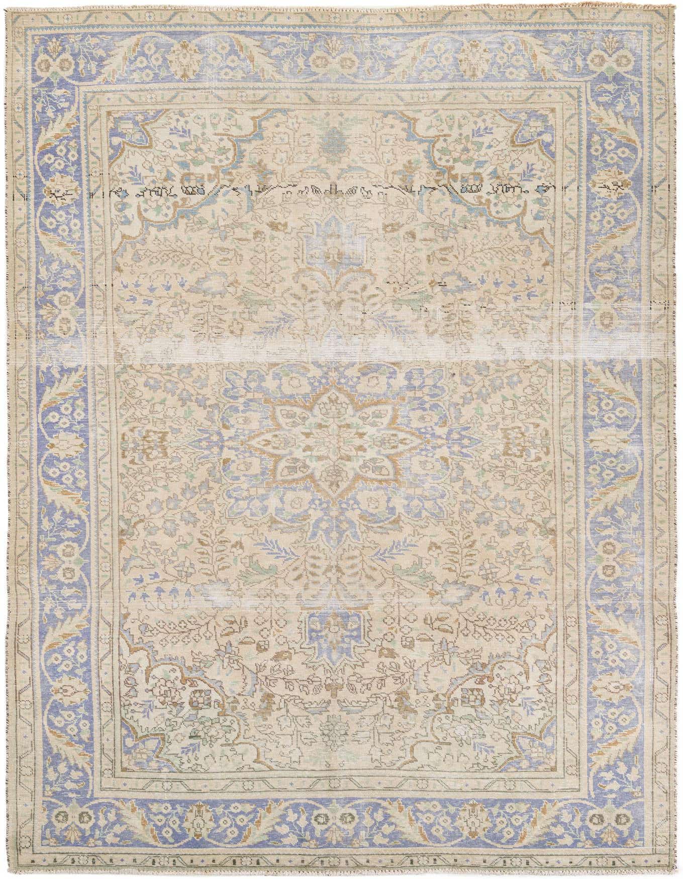 Primary image of  6' 5 x 9' 7  Hand Knotted Ultra Vintage Persian Wool Rug