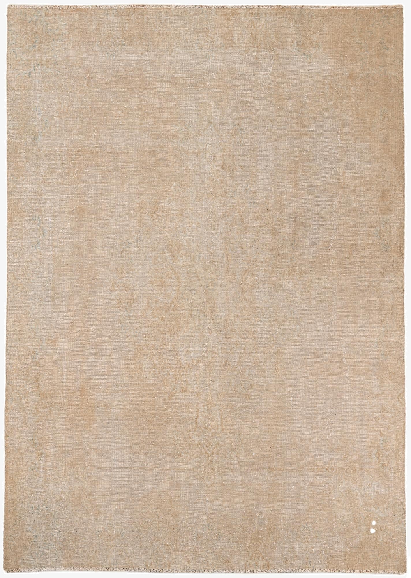  6' 6 x 9'  Hand Knotted Ultra Vintage Persian Wool Rug