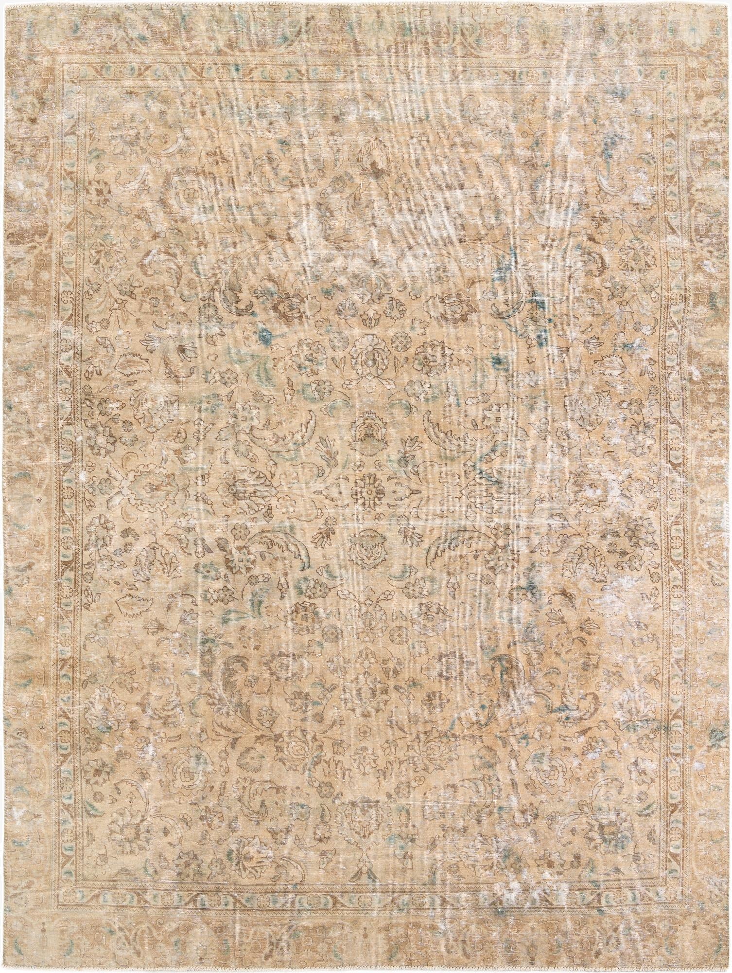  8' 9 x 11' 8  Hand Knotted Ultra Vintage Wool Rug