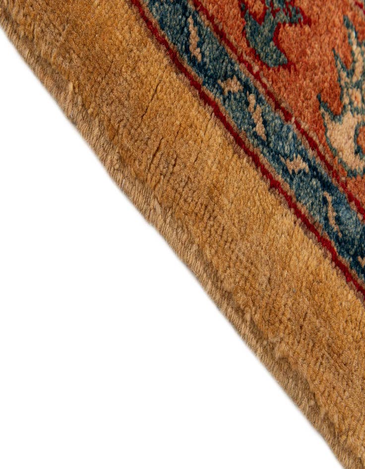 Detail image of  3' 4 x 5' 5  Hand Knotted Ziegler Wool Rug