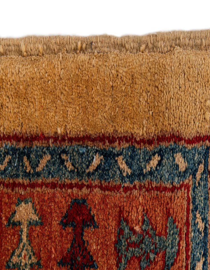 Detail image of  3' 4 x 5' 5  Hand Knotted Ziegler Wool Rug