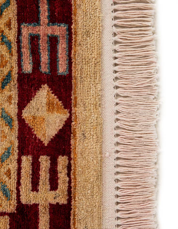Detail image of  3' 3 x 5' 3  Hand Knotted Ziegler Wool Rug