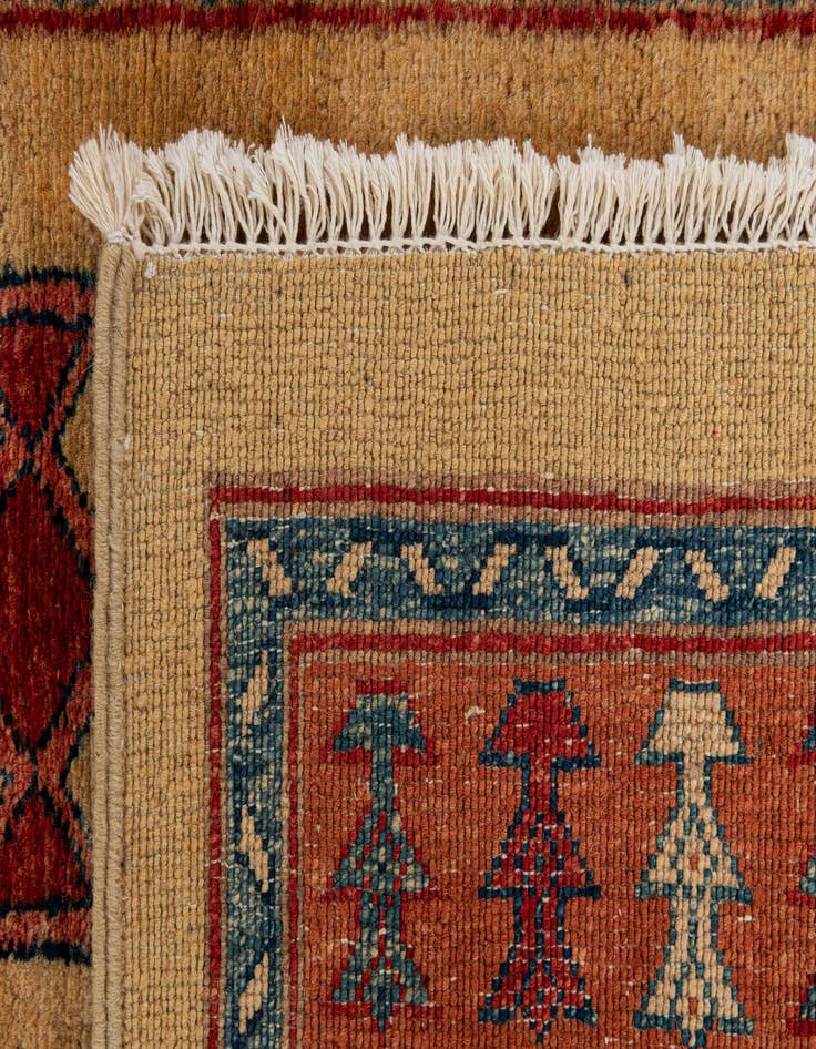 Detail image of  3' 4 x 5' 1  Hand Knotted Ziegler Wool Rug