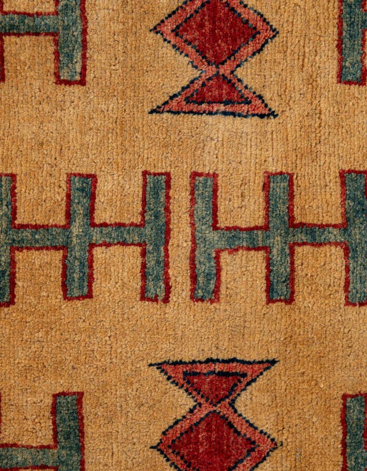 Detail image of  3' 4 x 5' 1  Hand Knotted Ziegler Wool Rug