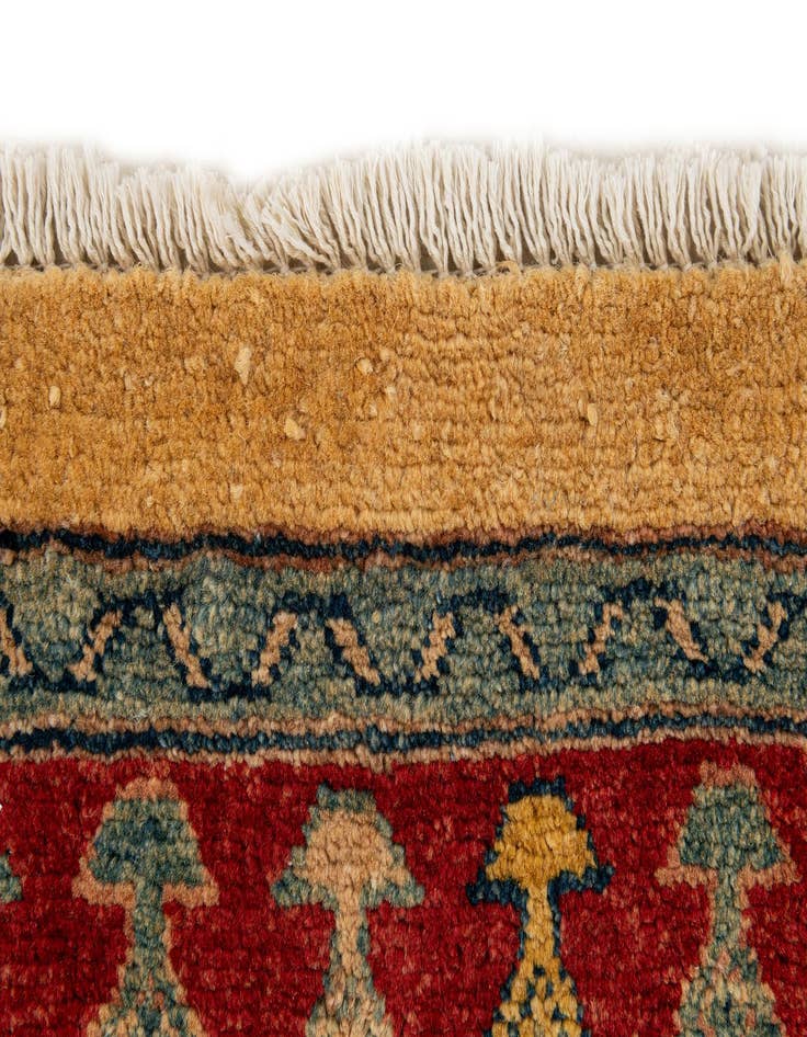 Detail image of  3' 5 x 5' 1  Hand Knotted Ziegler Wool Rug