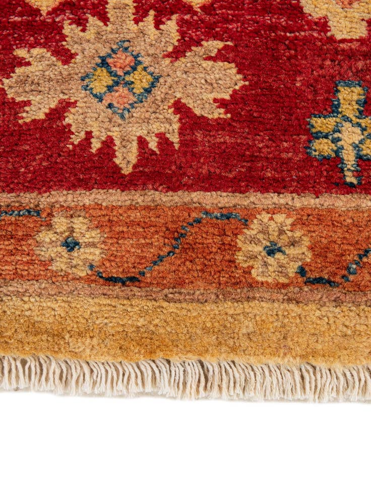 Detail image of  5' 7 x 7' 6  Hand Knotted Ziegler Wool Rug